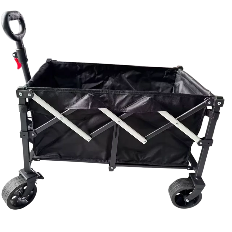 Standard Dimensions Package Folding Wagon Outdoor Utility Cart with Detachable wheels