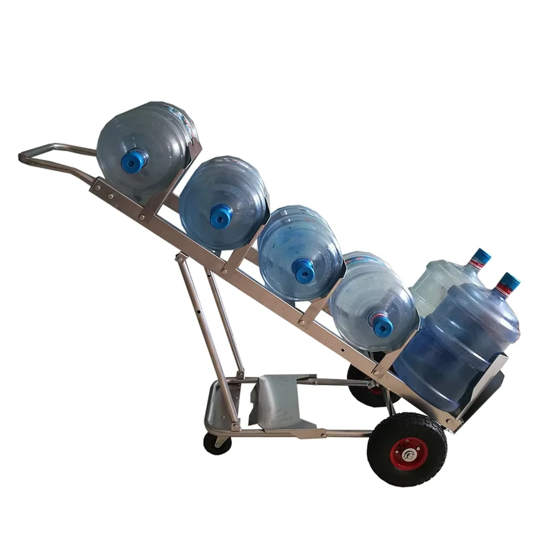 Steel 5 7 Gallon Storage Platform Trolley with Four Wheel Heavy Duty Hand Trolleys