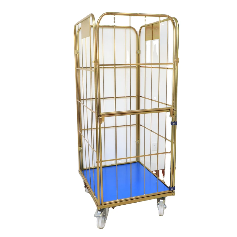 Steel ODM Q235 Hotel Room Cleaning Laundry Cart with Nestable Design 500kg Capacity and Sliding Wheels