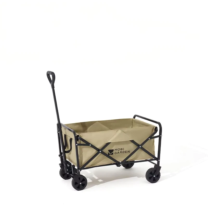 StellarFold Four Wheel Outdoor Folding Camp Cart Compact Portable Wagon OEM for Camping & Hauling