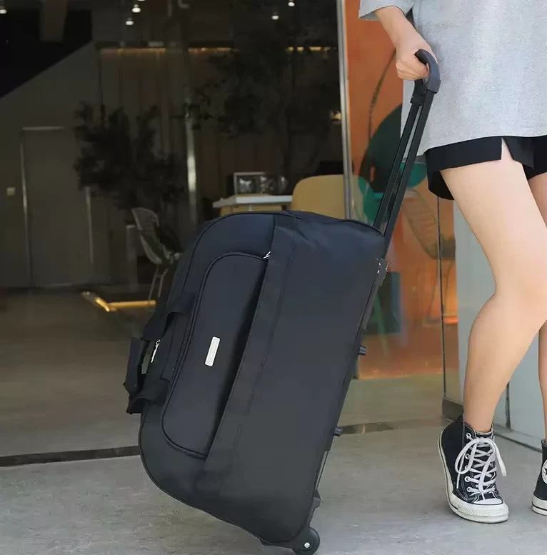 Storage Bag Large Capacity Weekend Bag Good Quantity Outside Rolling Case With Wheels Suitcase Luggage Storage Bag