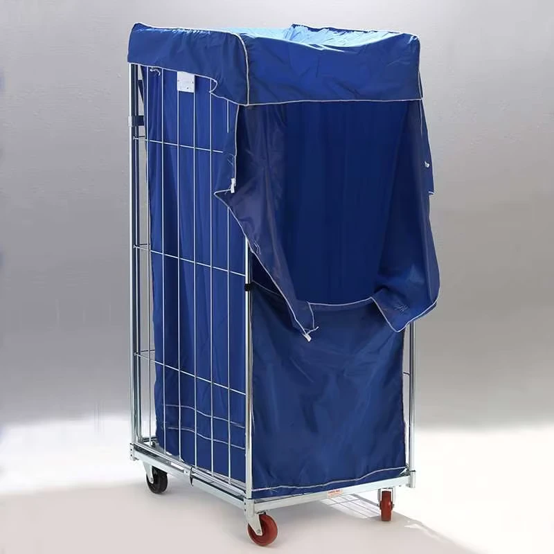 Storage Hospital Warehouse Laundry Industry Trolley Roll Cage Container Inside Inner Outer Linen Bag Covers
