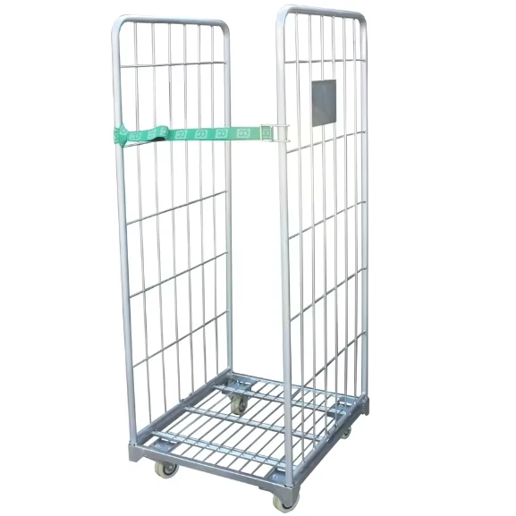 Storage Rack Trolley Roll Container Storage Cage Logistics Cart CE Certified Stackable & Foldable High Capacity