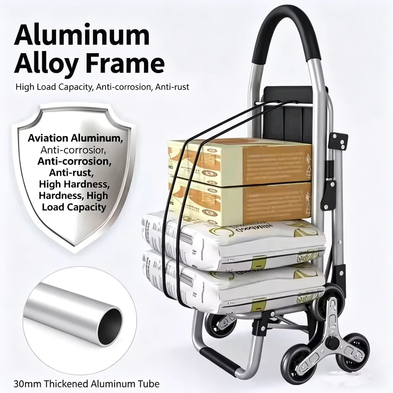 Strong Load Bearing Capacity Reusable Shopping Cart Bags Trolley Shopping Folding Cart