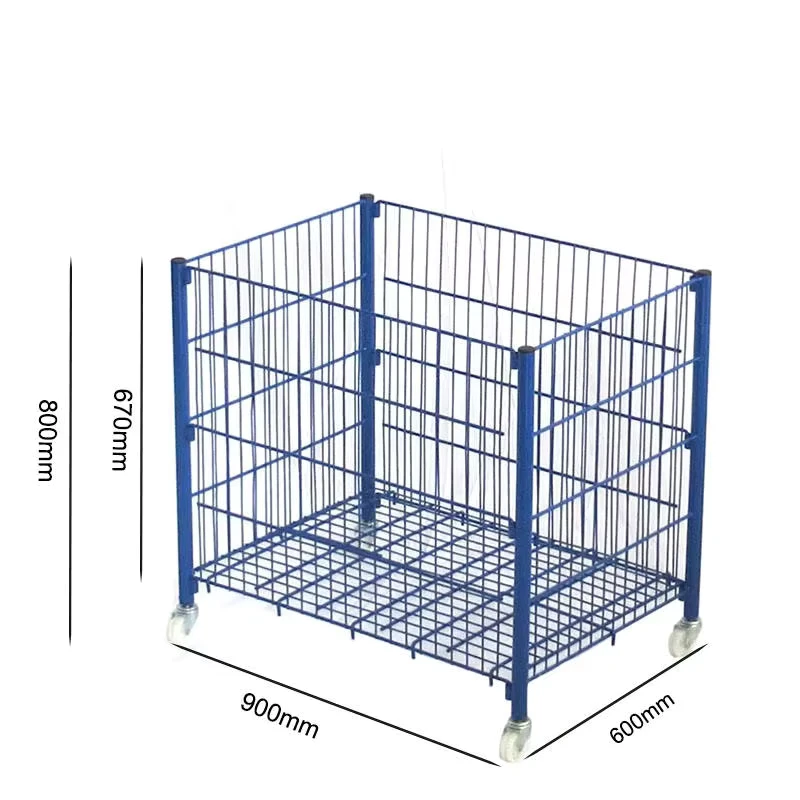 Sturdy Corrosion Resistant Heavy Load Compact Narrow Aisle Accessible Roll Cage