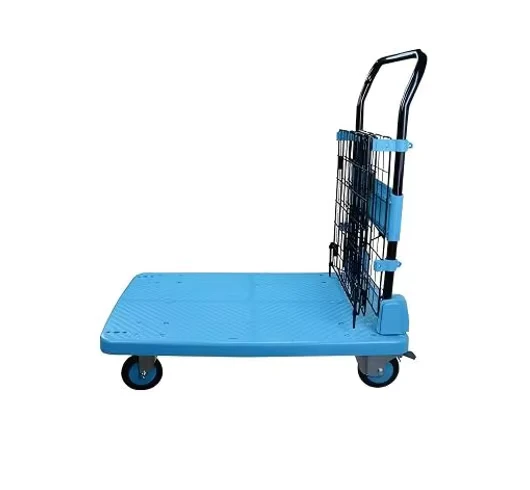 Sturdy Corrosion Resistant Heavy Load Sturdy Build Lockable Wheel Logistics Trolley