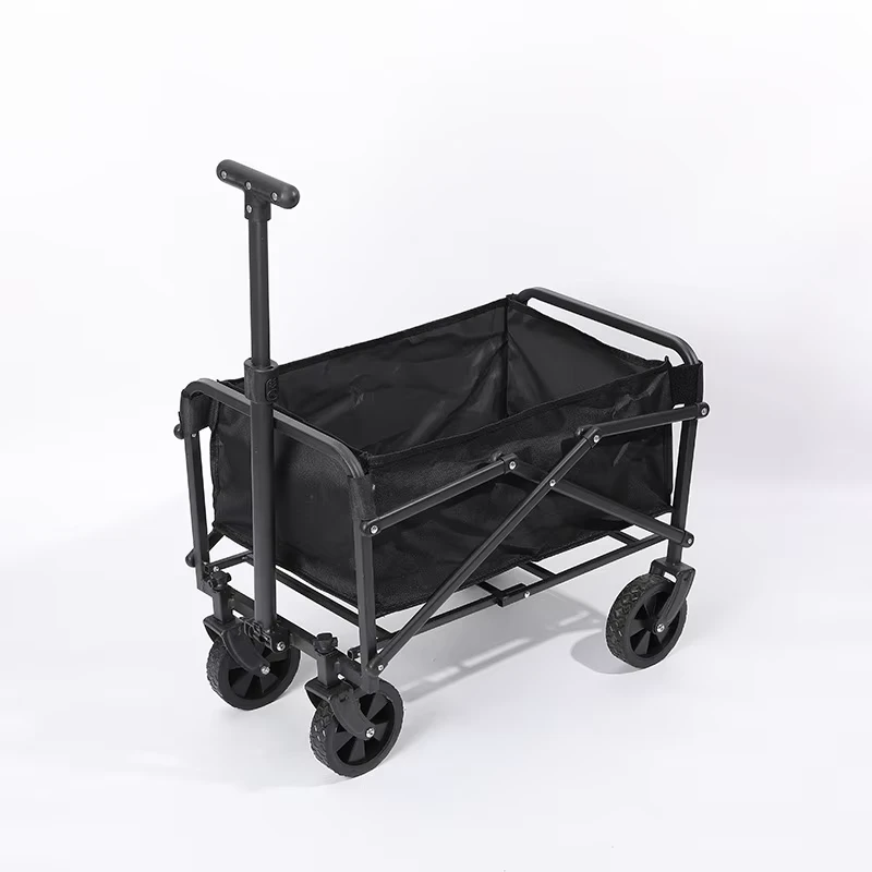 Sturdy Folding Collapsible Multipurpose Camp Wagon Cart Large Capacity Adjustable Handle