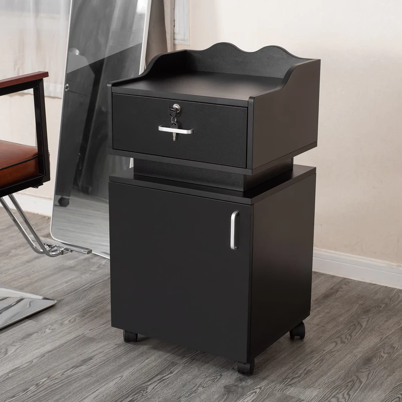 Stylish Functional Professional Hair Beauty Salon Trolley for Hairdressing Salons