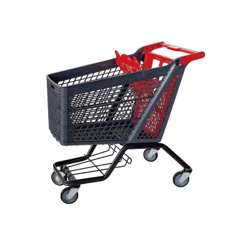 Supermarket Australia Style Shopping Trolley Plastic Shopping Cart