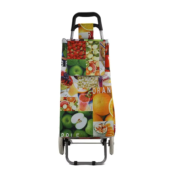 Supermarket Foldable Shopping Trolley Bag New China Design Easy to Carry Cart