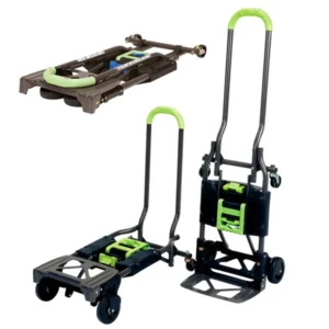 Supermarket Heavy Duty Cart Foldable Trolley Folding Platform Truck