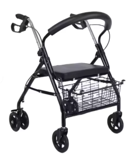 Supermarket Household Shopping Trolley Elderly Assisted Car Shopping Cart Walker & Rollator