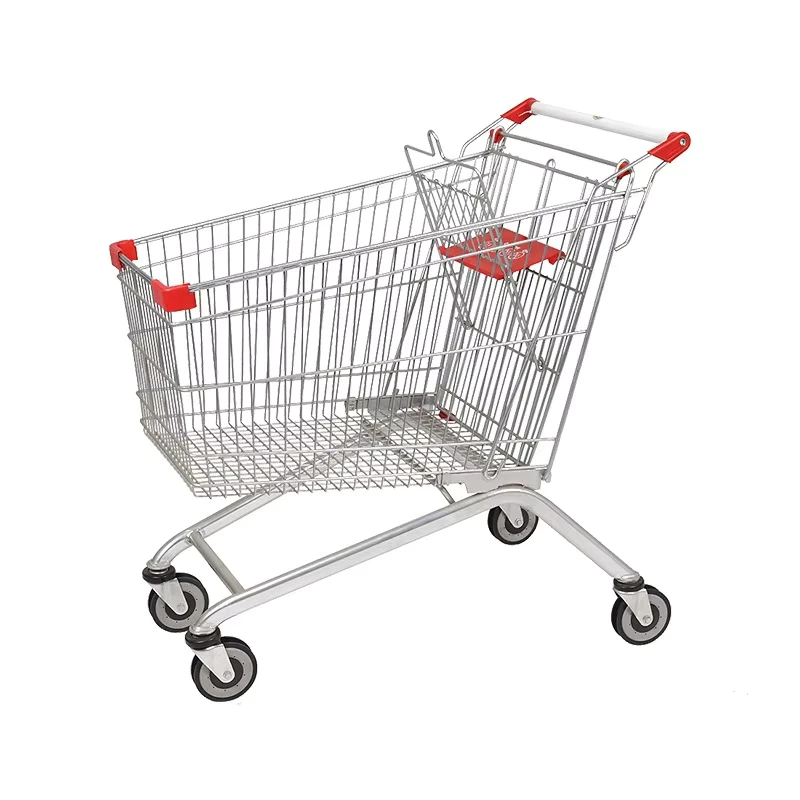 Supermarket Retail Store Metal Shopping Cart Shopping Trolley