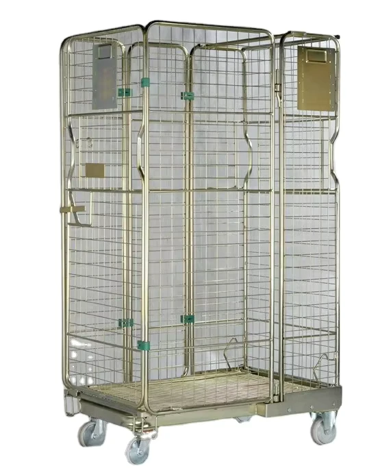 Supermarket Roll Pallet Cage Container