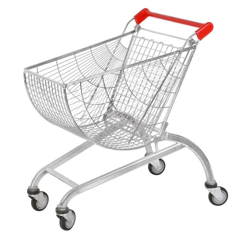 Supermarket Rolling Shopping Trolley 150 l
