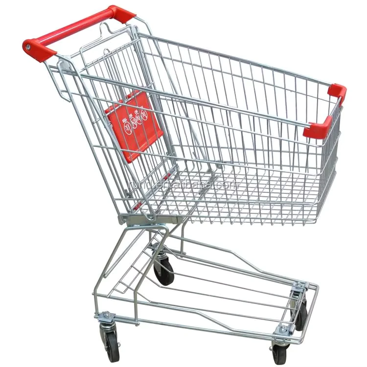 Supermarket Shopping Cart Trolley Metal Serviceable Trolley Price
