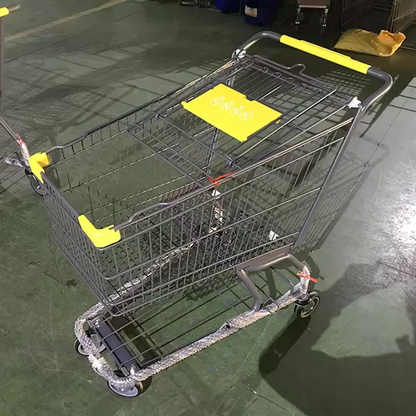 Supermarket Shopping Trolley Shopping Cart Chromed Hand Trolley