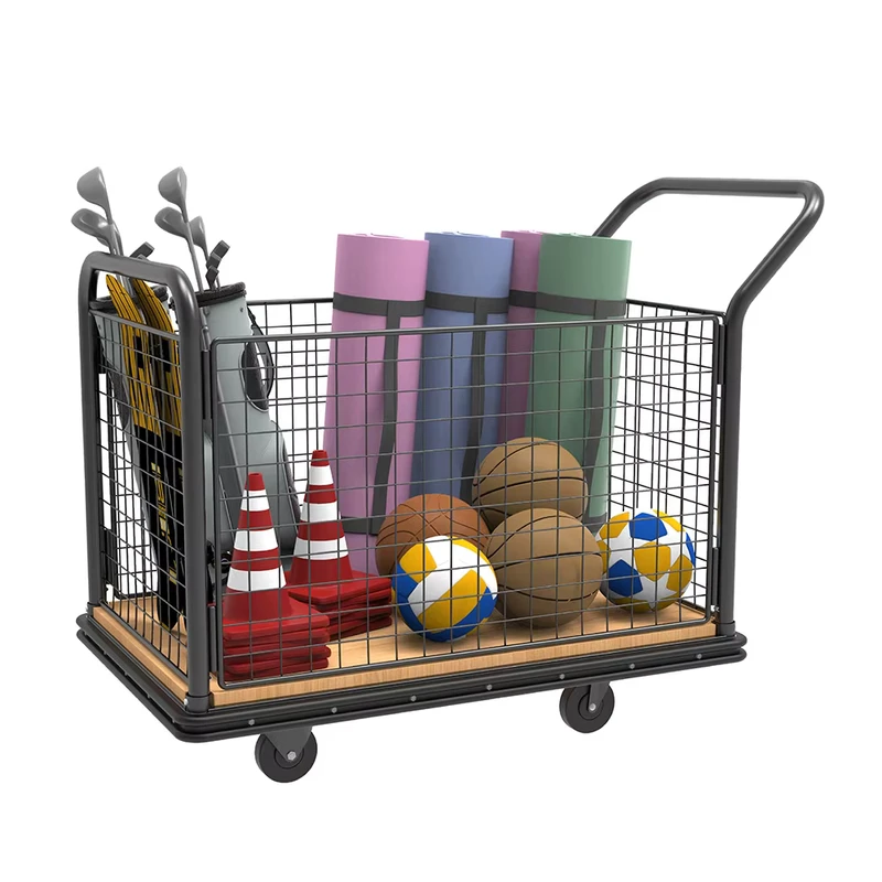 Supermarket Warehouse Shopping Trolley Cart Shelf Replenishment Trolley Vehicle for Supermarket Convenience Grocery Store