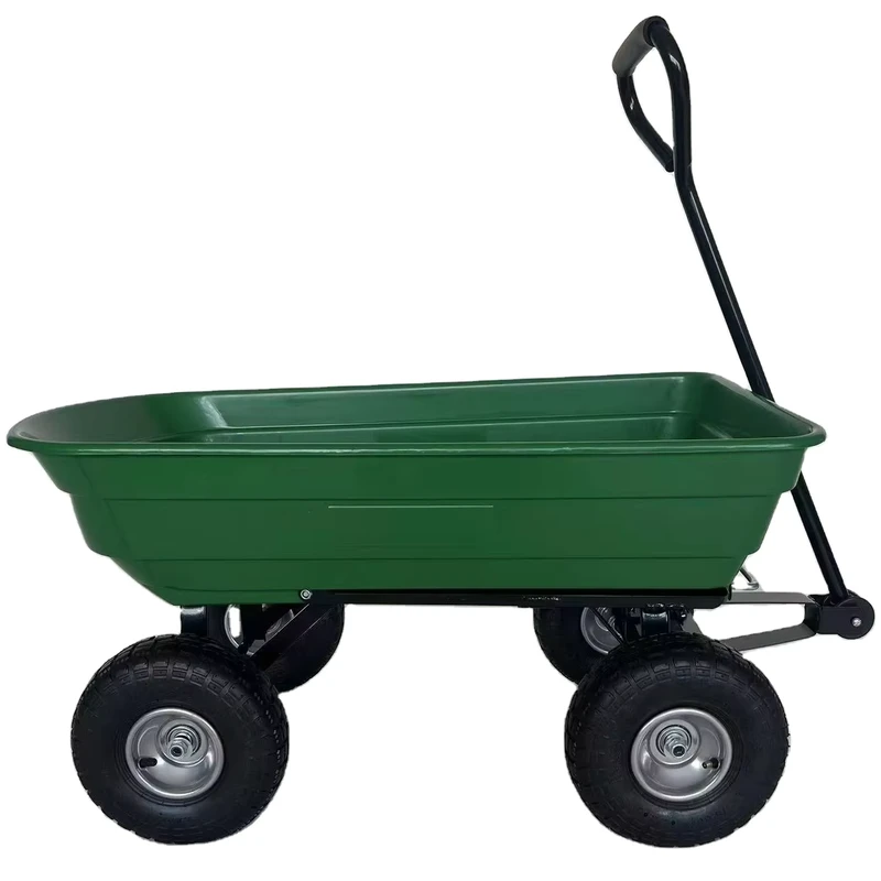 TC 2145 Four Wheel Garden Tool Cart Safe Simple Operation New Type Widely Used for Hand Carts Trolleys