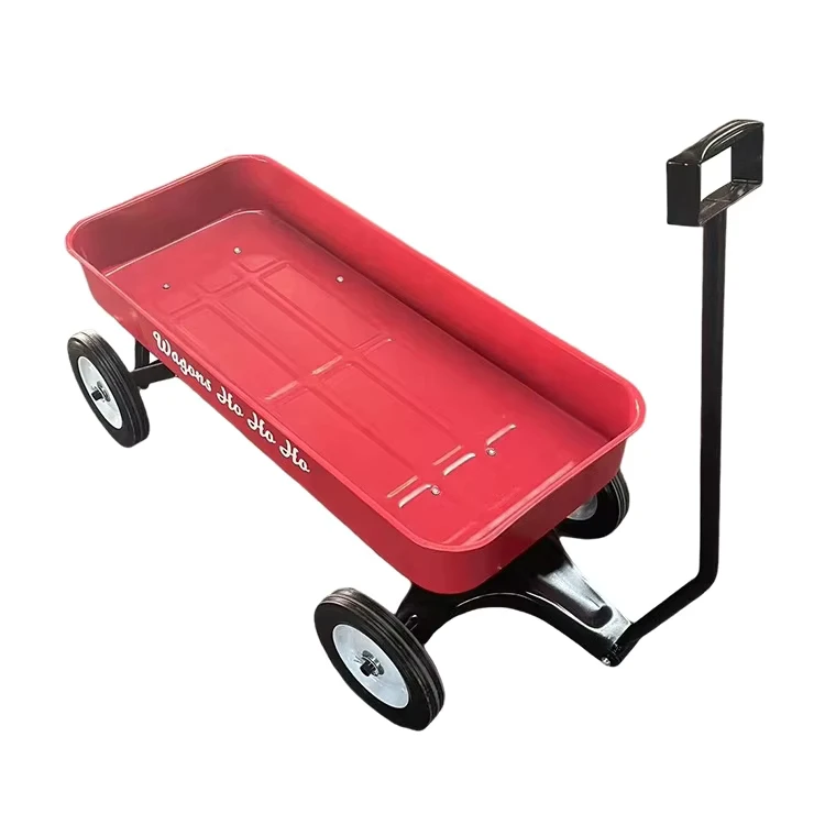 TC1817 Four Wheel Enclosed Wooden Tool Cart with Hood Folding Design 100kg Load Capacity Outdoor Use OEM
