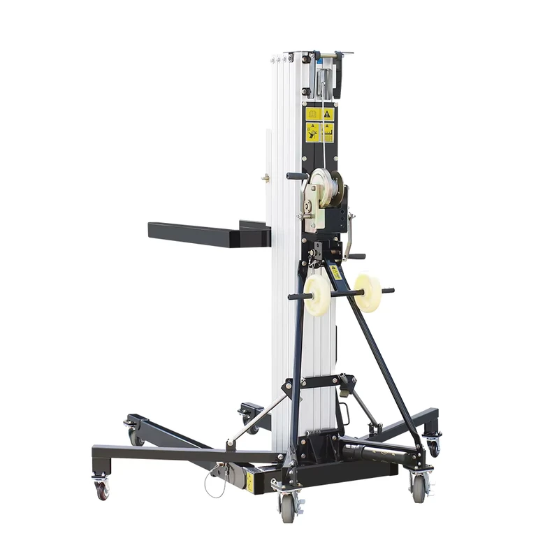 TLA3 7.5 Portable Manual Forklift Light Crane Aluminum Alloy Handle Material Lift
