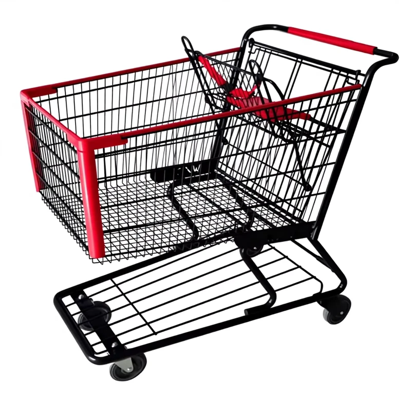 Technibilt 6240 American Style Shopping Carts Anti rust Powder Coated Width 25 Inches 180L Supermarket Cart