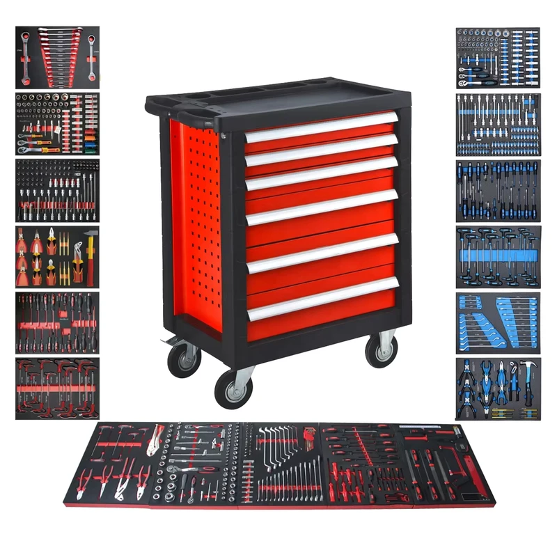 The 6 inch Professional Hand wheeled Trolley with Drawers Can Be Customized for Both Work and Home Use