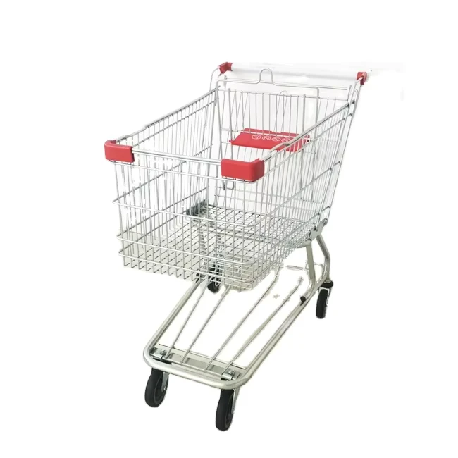 The Factory Direct Sell American Style 150L Shopping Trolley Shop Cart Steel Shopping Picking Trolley