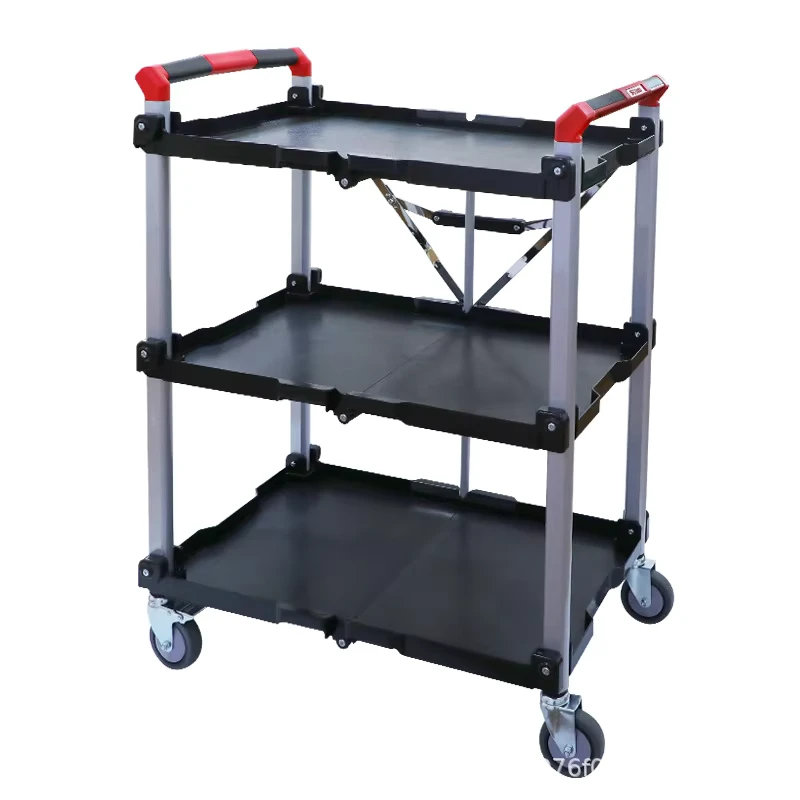 Three Layer Foldable Utility Cart