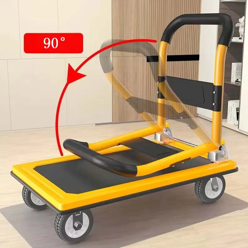 Tongshunfa Customization 300kgs Multipurpose Steel Platform Hand Trolley Cart