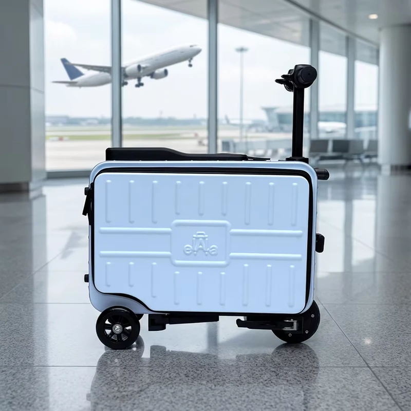 Top Quality Rideable Electric Luggage Rideable Multifunctional Alloy Rolling Suitcase for Airport