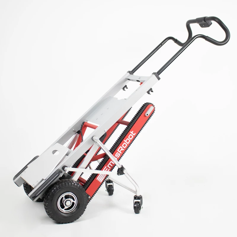 Tostaer Heavy Duty Foldable Electric Stair Climbing Portable Warehouse Hand Trolley Platform Cart Cargo Lift OEM