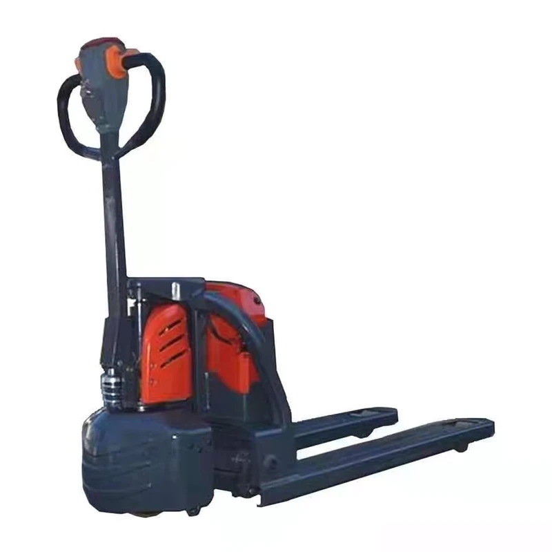 Transpalet Semi Electric Pallet Truck 1.5 Ton Fork Width 550 685mm