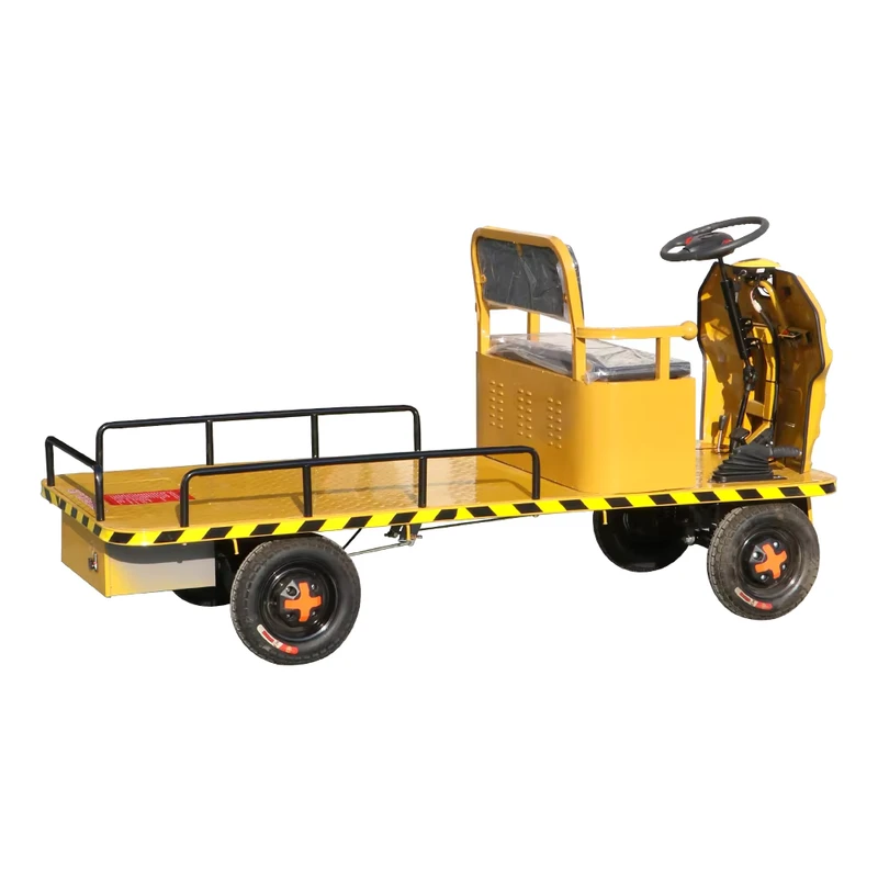 Transport Cart for Cargo Carrier Mobile Warehouse 1000KG Carrying Handing Electric Hand Trolley Platform Cart
