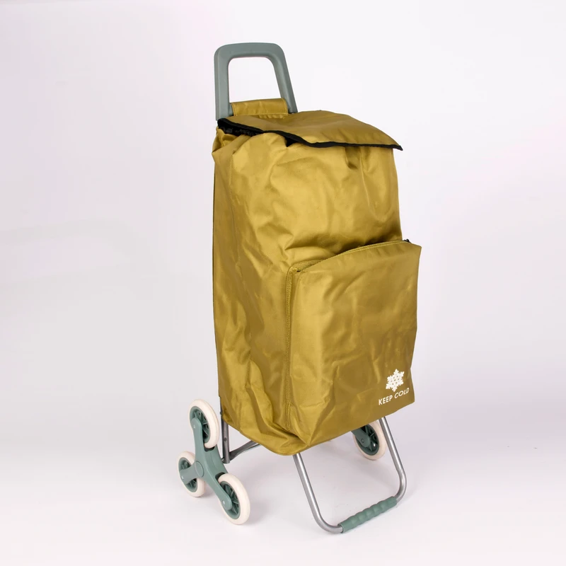 Transports Groceries Trolley Cart Travel Bags with Wheels Smoothly Rolls for Shopping