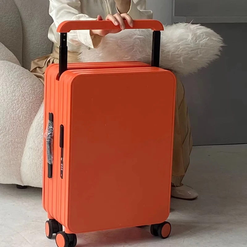 Travelling Hard Side Mala De Viagem 23kg Valise Wide Trolley Suitcases Maletas De Viaje PC Wide Handle Luggage Sets
