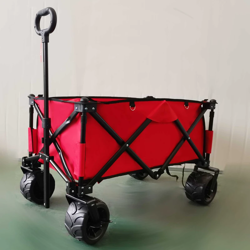 Trolley Cart Foldable Folding Utility Wagon Portable Cargo Wagon Camping