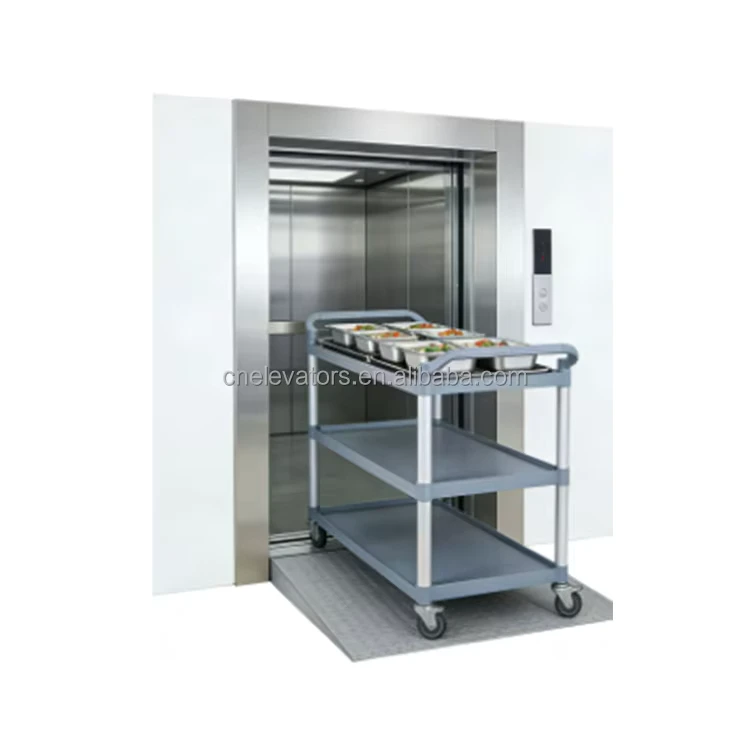 Trolley Food Delivery Elevator Floor Standing Hotel Dumbwaiter Modern Stainless Steel Commercial Kitchen Use