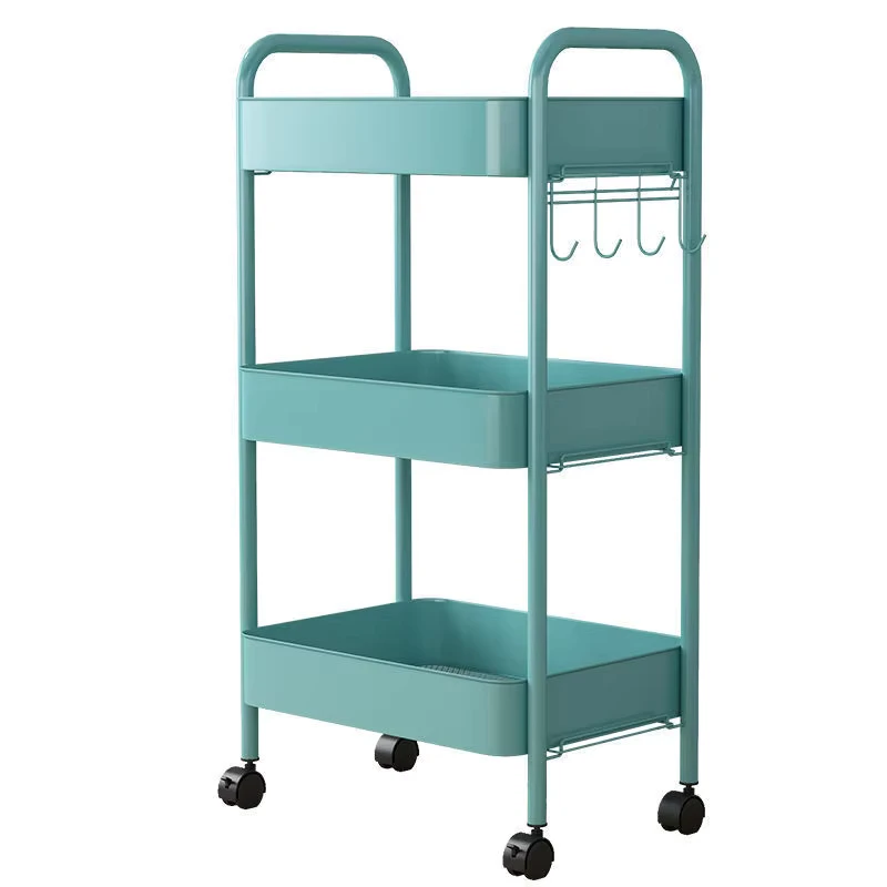 Trolley Shelves Multilayer Household Mobile Fifth Storage Rack