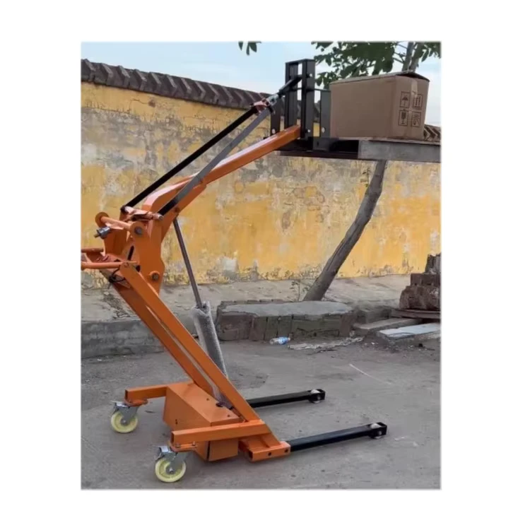 Truck Material Handling Equipment Forklift Track Portable Forklift Hand Manual Forklift