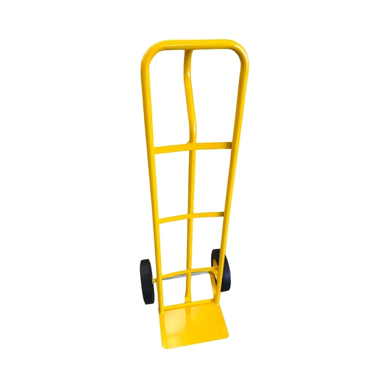 Two Wheel Handle Free Rubber Wheel Cargo Cart 8.3kg Lightweight Heavy Duty Design