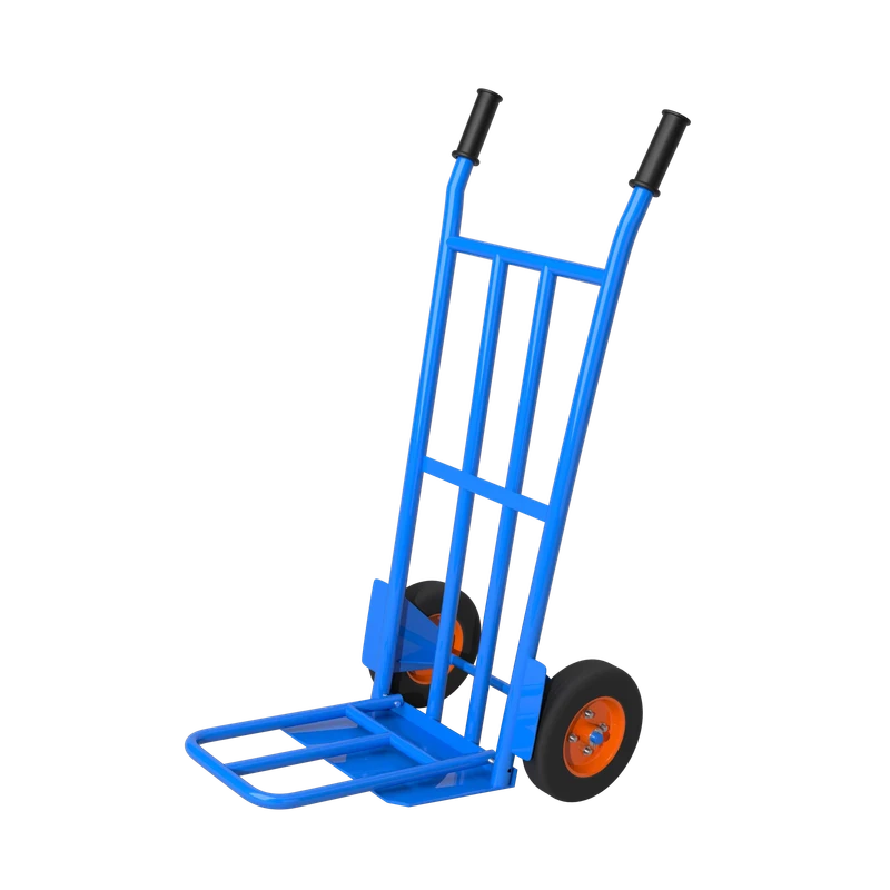 Two Wheel Steel Foldable Portable Hand Truck Sack Cart Sofa Transport Cart High Height Shopping Tools