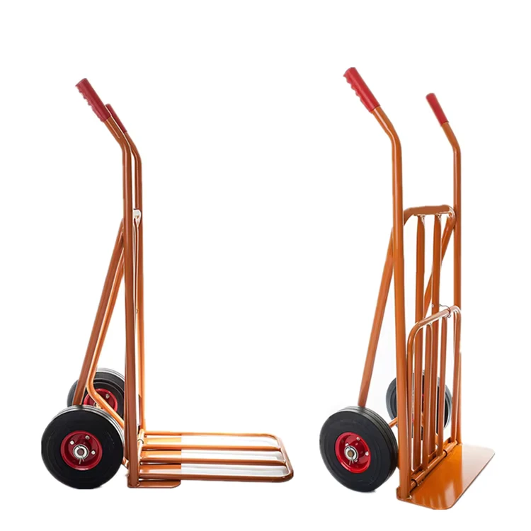 Two Wheels Steel Hand Truck Cart Platform Trolley for Transport