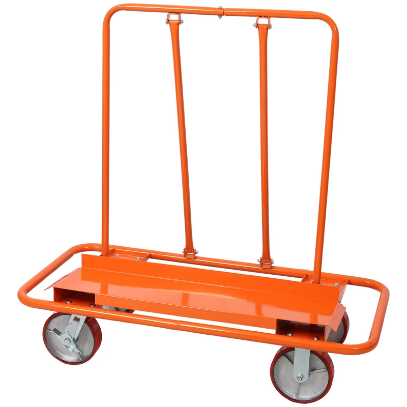 US Stock Factory Supply Industry Trolley Drywall Tools Cart Panel Dolly 2400lbs Load Capacity Panel Service Cart