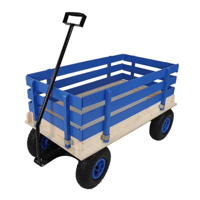 US Stock Fresh Household Trolley Portable Cart for Toy Transportation Garden Tools and Outdoor Use