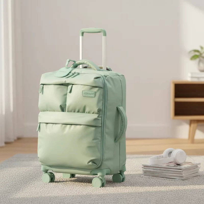 Ultra-light Luggage Trolley Case for Women 24inch Silent Travel Suitcase for Men Fabric Case 20inch Carry on Luggage