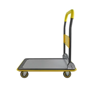 Uni Silent 150kg Heavy Duty Steel Hand Trolley Transport Folded Platform Hand Truck Trolley Warehouse Outdoor Use TB150P DX