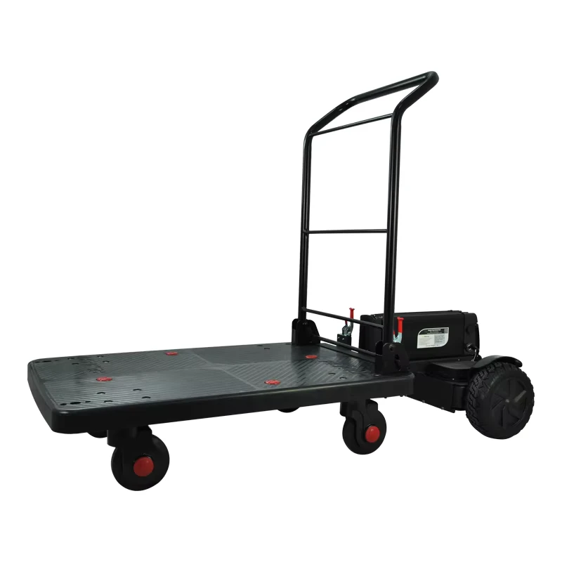 Uni Silent 300kgs Electric Plastic Trolley Hand Truck Heavy Duty Warehouse Carts Logistics Tools PLA300 DX EB