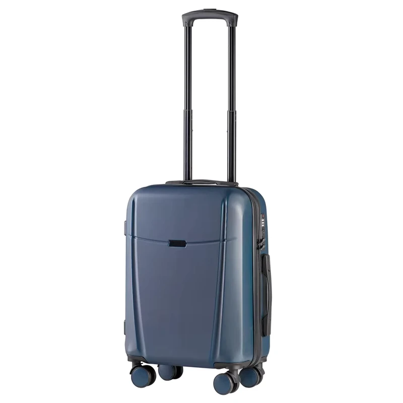 Unisex Hardshell ABS Travel Luggage Set Wheeled Trolley Suitcase with Spinner Caster Convenient Bag Carry-On Luggage