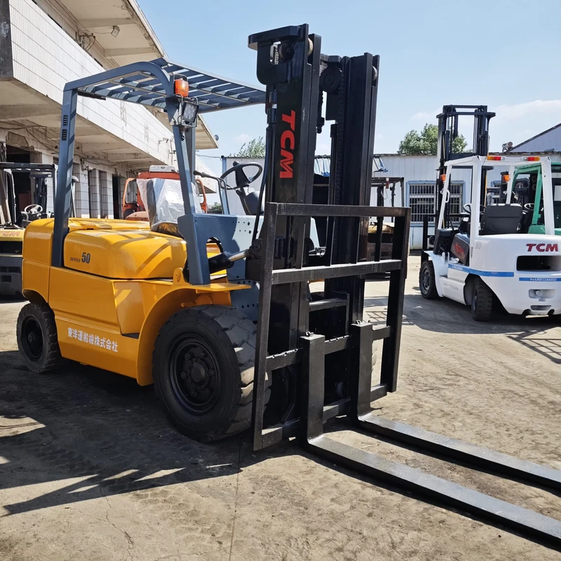 Used 5T 3M Manual Diesel Forklift Truck for Warehouse Use Fast Delivery Good Condition for Transporting Terrain Forklift